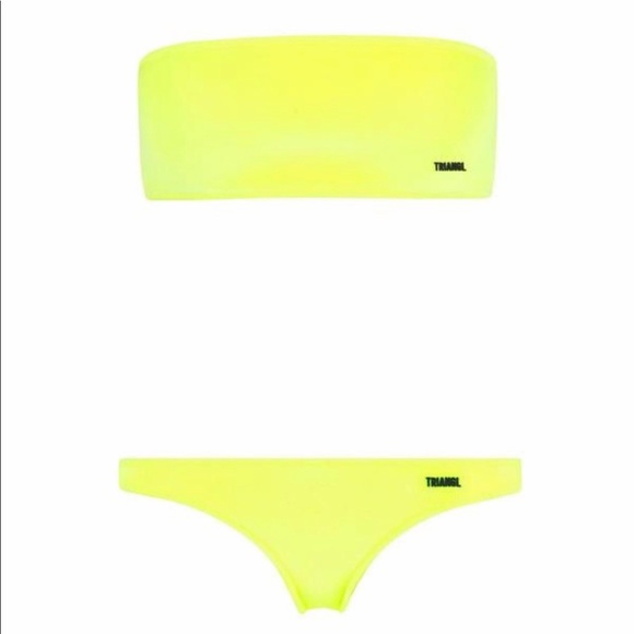 ISO - TRIANGL VELVET CRUSH - LEMON SPLIT BIKINI - Picture 1 of 2